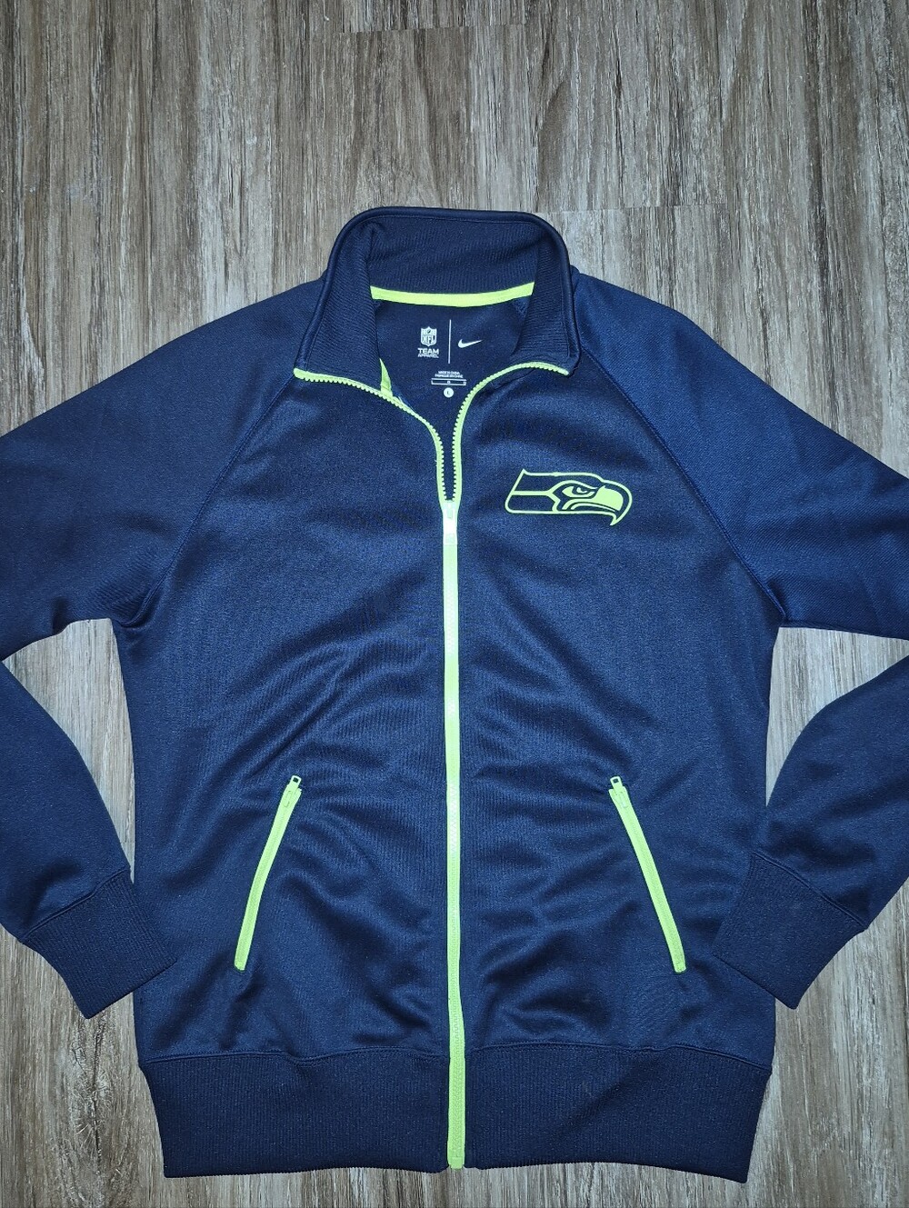 Seattle Seahawks Nike Large Zip Up Womens